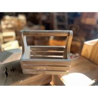 ราคา กระเช้าไม้สักซี่ระแนง ตะกร้า/กระเช้าใส่เครื่องปรุง ตะกร้าเครื่องปรุง ใส่ขวดซอส (24692701891)