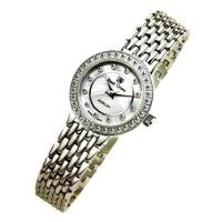 ราคา Royal Crown นาฬิกาข้อมือผู้หญิง สายสแตนเลสประดับเพชร cz อย่างดี รุ่น 3650LS ( สี Silver ) (1184119164)