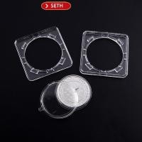 ราคา SETH 4 ซม.อะคริลิคใส่เหรียญกล่องป้องกันเหรียญกล่อง Vary โปร่งใส (54804893853)
