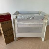 ราคา เตียงนอนเด็ก เพลเพน Aprica Coconel Air รุ่นใหม่ ปรับได้ 2 ระดับ สีฟ้า-ครีม มือสอง สภาพดี พร้อมกล่องค่ะ (26719625991)