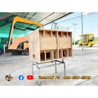 ราคา ตู้ลำโพงซับเบส 10 นิ้ว ไม้ 15 MM. (ตู้แฝด) งานดิบวัชระซาวด์ (ตู้เปล่า) ไม้อัดตราภูเขา เกรด A (27454070565)