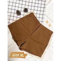 ราคา [ส่งต่อ] กางเกงขาสั้นผ้าฮานาโกะ สีน้ำตาลทอง size XL (10605274266)