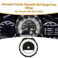 ราคา Car Interior Instrument Gauge Cluster Face Overlay Stopwatch Paper For Porsche 992 2019 2020 2021 2 (45153215637)