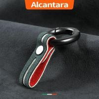 ราคา Ogb พวงกุญแจรถ Alcantara Suede พวงกุญแจหนังแท้แหวน Kereta Key พวงกุญแจรถมอเตอร์พวงกุญแจรถอุปกรณ์เสริมของขวัญสําหรับ Benz BMW Toyoto Honda Perodua Proton (24234676017)