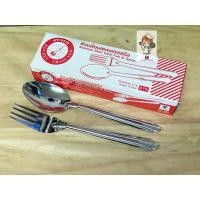 ราคา #ช้อนส้อม ตรา จรวด Rocket สินค้าแท้ ในเครือ นกนางนวล Seagull (5456404278)