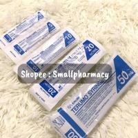ราคา Terumo Syringe Luer Lock 3ml/3cc, 5ml/5cc, 10ml/10cc, 20ml/20cc, 50ml/50cc 1 ชิ้น (23468931659)