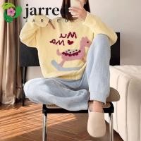 ราคา JARRED ขนแกะชุดนอนชุด, ม้าเป็ดกระต่าย Thicken Warm ชุดนอน, Casual แขนยาวหลวมสวมใส่การ์ตูนชุดนอนชุดผู้หญิง (45155264790)
