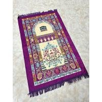 ราคา พรมละหมาด ผ้าปูละหมาด แบบบาง ผ้าปูละหมาดพกพา ชุดละหมาดสำหรับพกพา บาง ขนาด 109x69 ซม prayer rug prayer mat sejadah (11434430302)