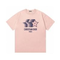 ราคา 2026DIOR ฤดูใบไม้ผลิใหม่สไตล์แขนสั้นเสื้อยืดผู้ชายผู้หญิงคู่ Commuter Skin-Friendly Soft Counter Synchronous Commuter Breathable KZ8A (50954911819)