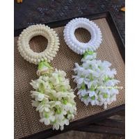 ราคา 【Pre-order】 พวงมาลัยไหมพรม พวงมาลัยถัก พวงมาลัยถักโครเชต์ ดอกกุหลาบ มะลิหอม | handmade (11277969324)