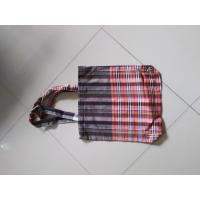 ราคา กระเป๋าสะพายไหล่ลายผ้าขาวม้าไทย แบบมีซิป (2754236836)