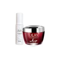 ราคา [Limited Edition] OLAY โอเลย์ White Radiance Essence เพื่อผิวกระจ่างใส 30ml + Regenerist Whip ครีมบำรุงเนื้อเบา 50g (11696958374)