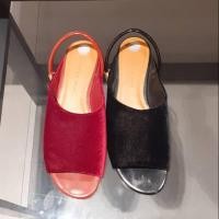 ราคา รองเท้าแตะ Charles & Keith สีดําแดง (8345071668)