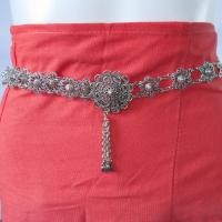 ราคา เข็มขัดไทยออเจ้า เข็มขัดผ้าถุง สีเงินรมดำ ล้านนา12 (1054531566)