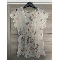 ราคา เสื้อซีทรู Zara Trafaluc สีครีม ลายผีเสื้อ ไซส์ S (20790128046)