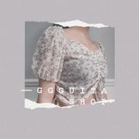 ราคา พร้อมส่งเสื้อครอปชีฟอง ลายดอกไม้เล็กๆ (4333018257)