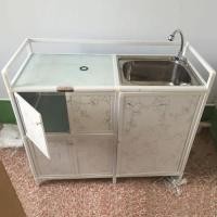 ราคา หนึ่งเดียว ตู้อ่างล้างจานสแตนเลส ตู้เตา อ่างล้างจาน เครื่องล้างจาน ตู้เก็บของอลูมิเนียม ตู้ครัวเรียบง่ายหนา ทนทาน (49153941991)