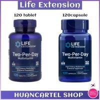 ราคา [10/2027] Life Extension Two-Per-Day Multivitamin, V2, 60 /120 Tablets /capsules (43412484636)