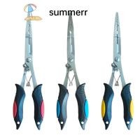 ราคา SUMMERR กรรไกรสแตนเลสอุปกรณ์ตกปลาคีมปากปลาอเนกประสงค์ (41761681769)