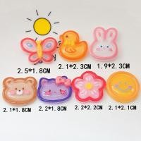 ราคา [2 #] Jibbitz Crocs กิ๊บติดผมเรซิ่น รูปผีเสื้อ ดอกไม้ หมีน้อย กระต่าย แมว แวววาว อุปกรณ์เสริม สําหรับรองเท้า QP (22850637986)