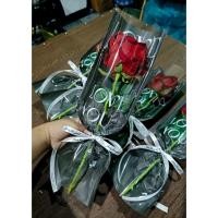 ราคา ช่อกุหลาบ 1ดอก กุหลาบกำมะหยี่ ช่อวาเลนไทน์ ดอกกุหลาบ (42468067111)