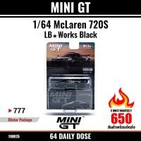 ราคา MINI GT : 1/64 McLaren 720S LB★Works Black / MGT00777-BL (27391401636)