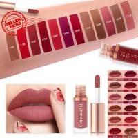 ราคา ลิปกลอสกํามะหยี่เคลือบด้าน12สีติดทนนานลิปสติกกันน้ําถ้วยเครื่องสําอางผู้หญิงแต่งหน้า ร7ง1 (44452952569)