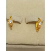 ราคา MATA ต่างหูหนีบตาขาว 1 แท่ง ทองอ่อน 1 กรัม (26311838631)