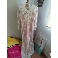 ราคา จั้มสูทลูกไม้สีขาวขายาว (23045986811)