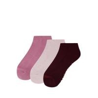 ราคา Converse 3 Packs Foundational Womens Low Socks - Cliffside Rose (49203108623)