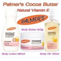 ราคา แท้ Palmer's Cocoa Butter Natural Vitamin E Body Oil 150ml / Body Butter 200g / Body Lotion 250ml จากออสเตรเลีย (23964295073)