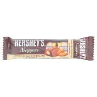 ราคา ยอดนิยม!! เฮอร์ชีส์ นักเก็ต ช็อกโกแลตนมสอดไส้อัลมอนด์ 28กรัม Hershey Nuggets Chocolate Almonds Filling 28g (7265896209)