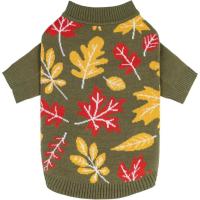 ราคา เสื้อกันหนาวสุนัขเมเปิ้ลฟิตวอร์ม เสื้อผ้าฤดูหนาวสุนัขความร้อนสําหรับสุนัขขนาดเล็กเด็กสาวชุดฤดูใบไม้ร่วงสัตว์เลี้ยงสีแดงสีเหลืองสีขาวสีเขียวมะกอกขนาดเล็ก ซม4 (52454673415)