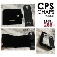 ราคา ส่งฟรีไม่ใช้โค้ด กระเป๋าสตางค์ผู้ชาย แบบสั้น หนังกลับ CPS CHAPS แท้ (5641114017)