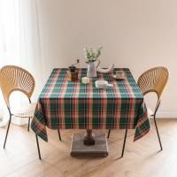 ราคา โรงงานข้ามพรมแดนสไตล์ญี่ปุ่นเกาหลีคริสต์มาสลายสก๊อตผ้าปูโต๊ะศิลปะตารางไพ่นกกระจอกปกผ้าขนหนูผ้าฝ้ายผ้าลินินผ้าปูโต๊ะที่เรียบง่าย (51152167193)