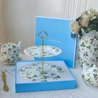 ราคา WEDGWOOD Wild Strawberry Double Layer String Dish Dim sum Dish Cake Dish Bone China Set (22342907713)