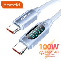 ราคา Toocki สายชาร์จโทรศัพท์ ซิลิโคน 100W Type C เป็น Type C PD 20W C-L/A-L 66W USB C สําหรับ Xiaomi Samsung S22 LED Display (22142146981)
