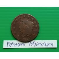 ราคา USA One Cent - Liberty Head Matron ปี 1825 (24527533999)