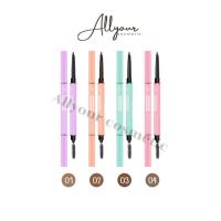 ราคา (ของแท้) ดินสอเขียนคิ้ว ODBO Designer Brow Pencil แปรงแต่งคิ้วโอดีบีโอ OD714 (27573469489)