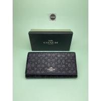 ราคา กระเป๋าสตางค์ coach boxed trifold มือสอง สภาพดีมาก!! (18048913148)