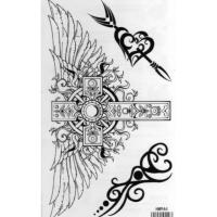 ราคา Tattoo ลาย ไม้กางเขน Cross แท็ททู สติ๊กเกอร์ (40879868)