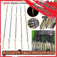 ราคา อุปกรณ์ตกปลา ลูกดอกหัวพอกทองเหลือง มีเงี่ยงหลัง (มี 2 ขนาดให้เลือก 6ดอก/12ดอก) (22981276827)