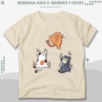 ราคา เสื้อยืดเด็ก Scratch Cat | Distro Clothes for Baby Boys and Girls (100-150cm) - Kids Tshirt Tops เสื้อยืดคอตตอน (44855420259)