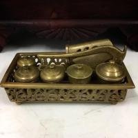 ราคา ชุดเชี่ยนหมากตะกร้าเหลี่ยมฉลุทองเหลือง (1768367240)