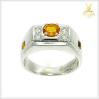 ราคา แหวนบุษราคัมแท้ สีน้ำทองสวยใส คัดพิเศษ (1135279859)