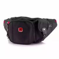 ราคา กระเป๋าคาดอกเอวSWISSGEAR KW-053 สีดำ ของแท้100% (6407286371)