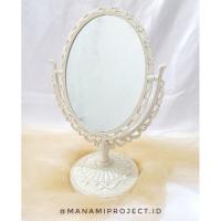 ราคา กระจกแต่งหน้าโต๊ะวินเทจ/ กระจกหมุนวินเทจ/ กระจกแต่งหน้า/ กระจกรูปไข่/ กระจกความงาม/ กระจกเกาหลี (27565936077)