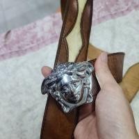 ราคา เข็มขัดวินเทจ หัวแบบเวอร์ซาเช่ หนังแท้ made in USA (24559182083)