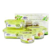 ราคา Super Lock ชุดกล่องอาหาร Tritan พลาสติกเนื้อใสเหมือนแก้ว 8 ชิ้น รวมฝา (6325109209)