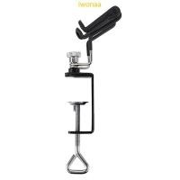 ราคา Iwo ที่วางแอร์บรัช Hold Up to 2 Airbrush Portable Clamp-on Table Stand (42627570334)